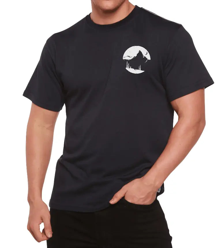 Explore More Men's Bamboo Viscose/Organic Cotton Printed T-Shirt - Blade & Thread