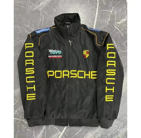 F1 Racing Jacket - Vintage Style Embroidered Outerwear - Blade & Thread