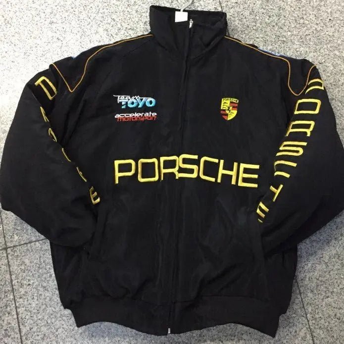 F1 Racing Jacket - Vintage Style Embroidered Outerwear - Blade & Thread