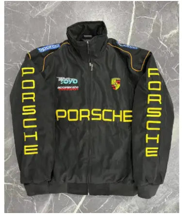 F1 Racing Jacket - Vintage Style Embroidered Outerwear - Blade & Thread