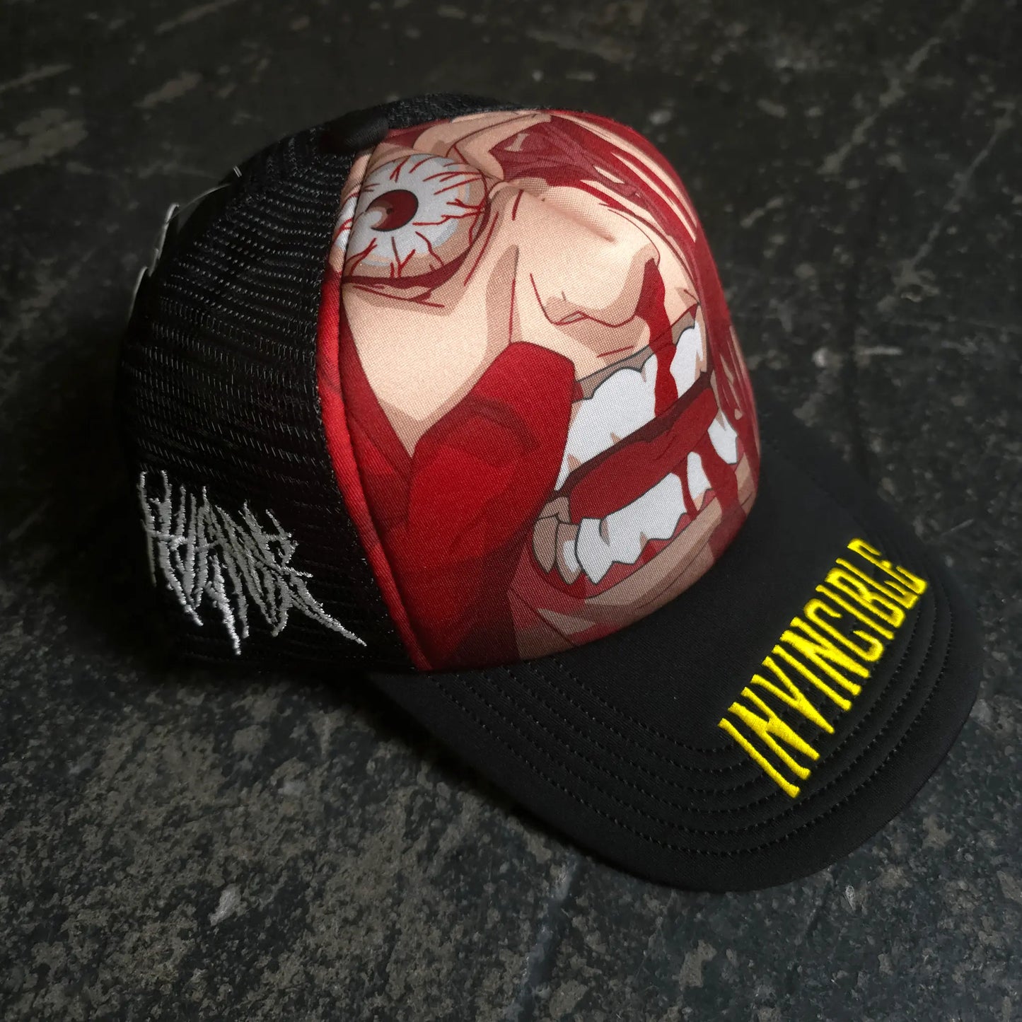 Face Smasher Trucker Hat Black - Blade & Thread
