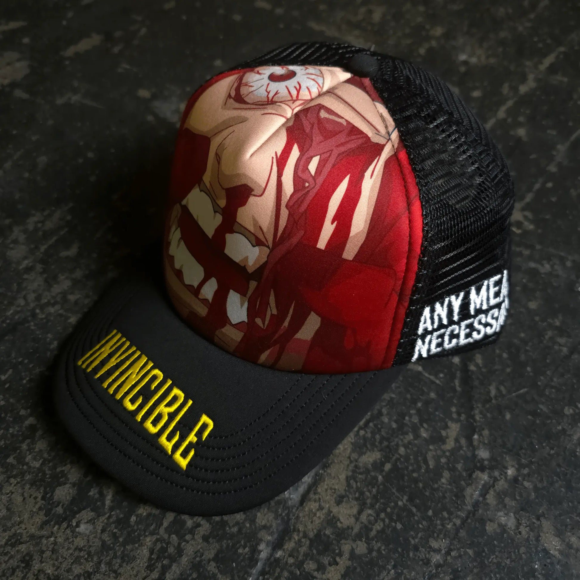 Face Smasher Trucker Hat Black - Blade & Thread