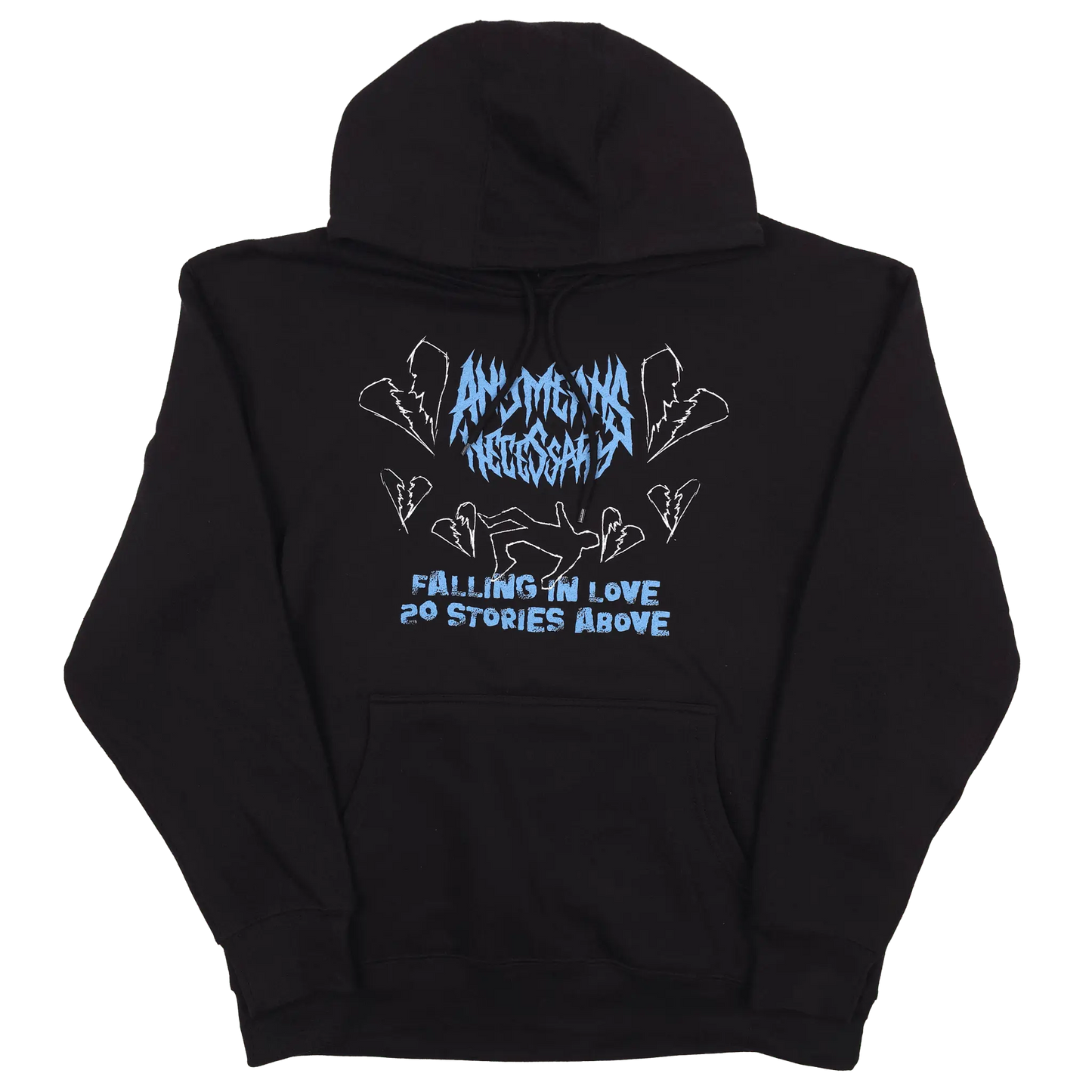 Falling in Love Pullover Hoodie Black - Blade & Thread