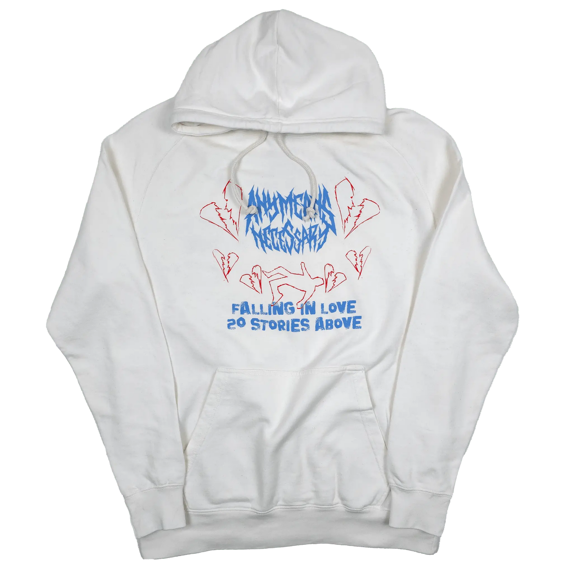 Falling in Love Pullover Hoodie Vintage White - Blade & Thread