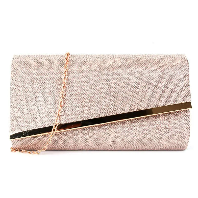 Fashion hard bag clutch metal chain bag - Blade & Thread