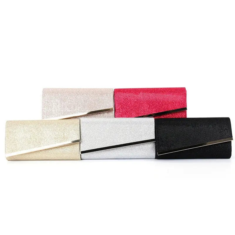 Fashion hard bag clutch metal chain bag - Blade & Thread