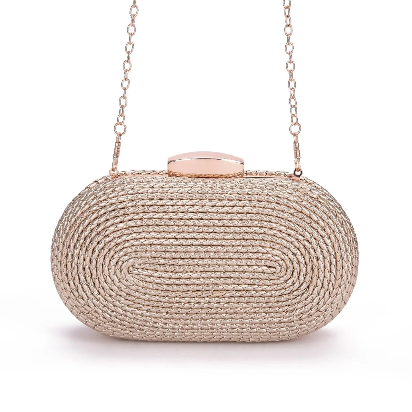 Fashionable oval crossbody woven bags - Blade & Thread