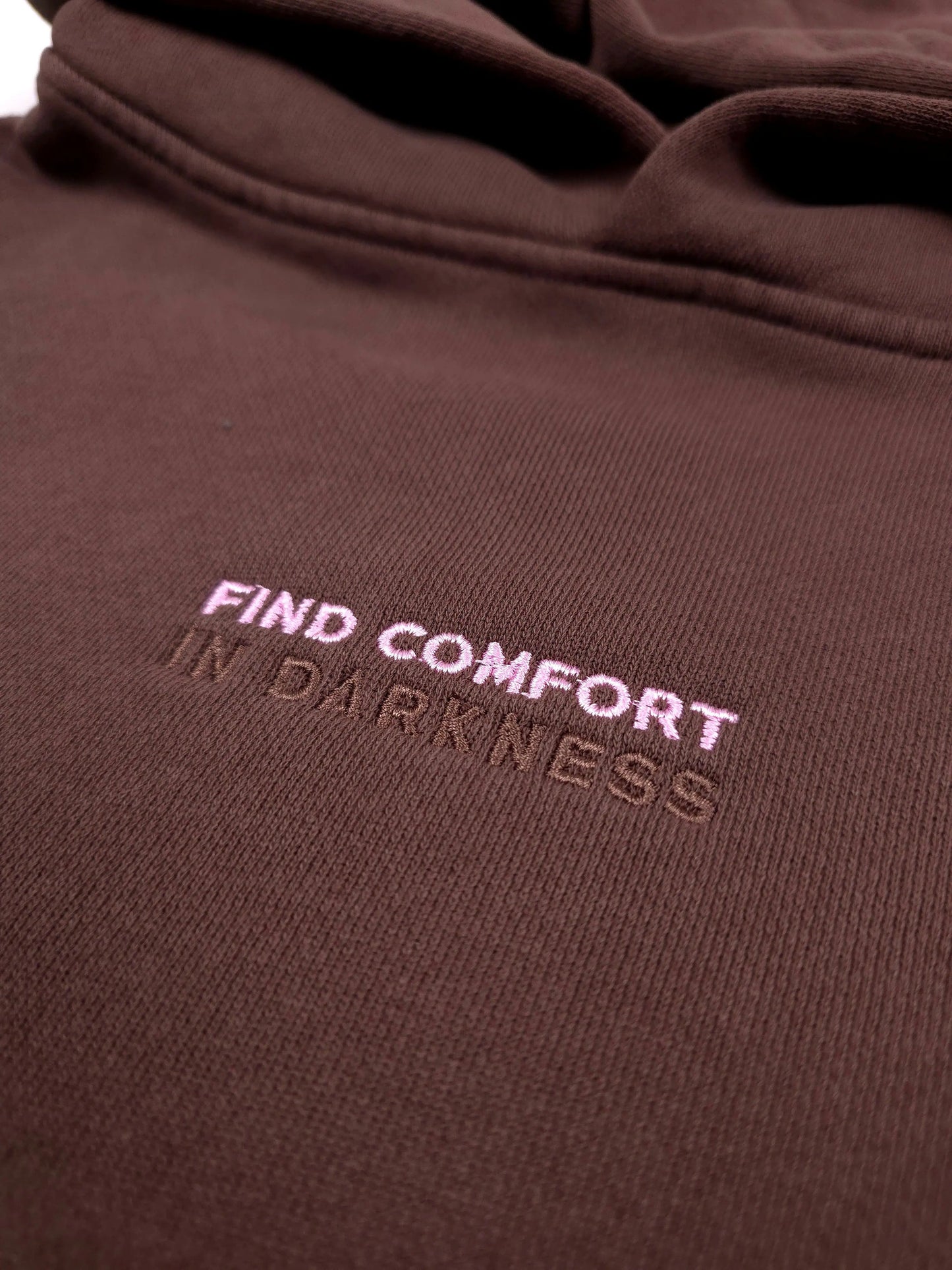 Find Comfort Pullover Hoodie Mocha Any Means Necessary Clothing