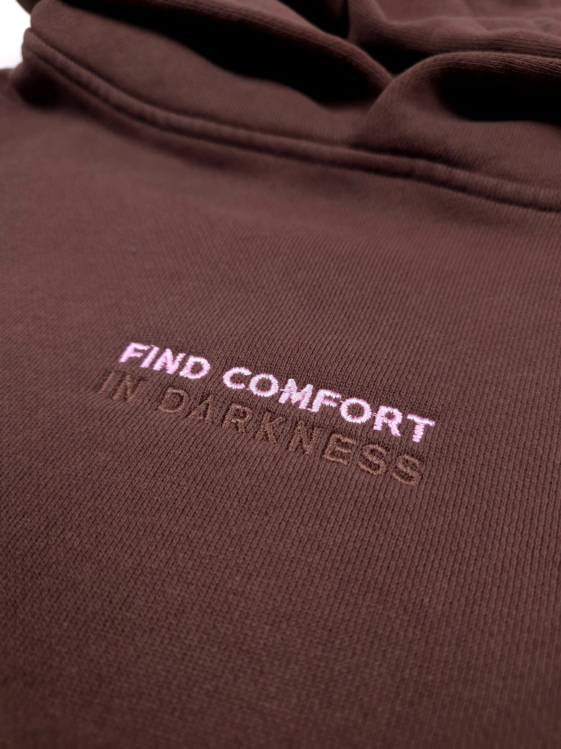 Find Comfort Pullover Hoodie Mocha Any Means Necessary Clothing