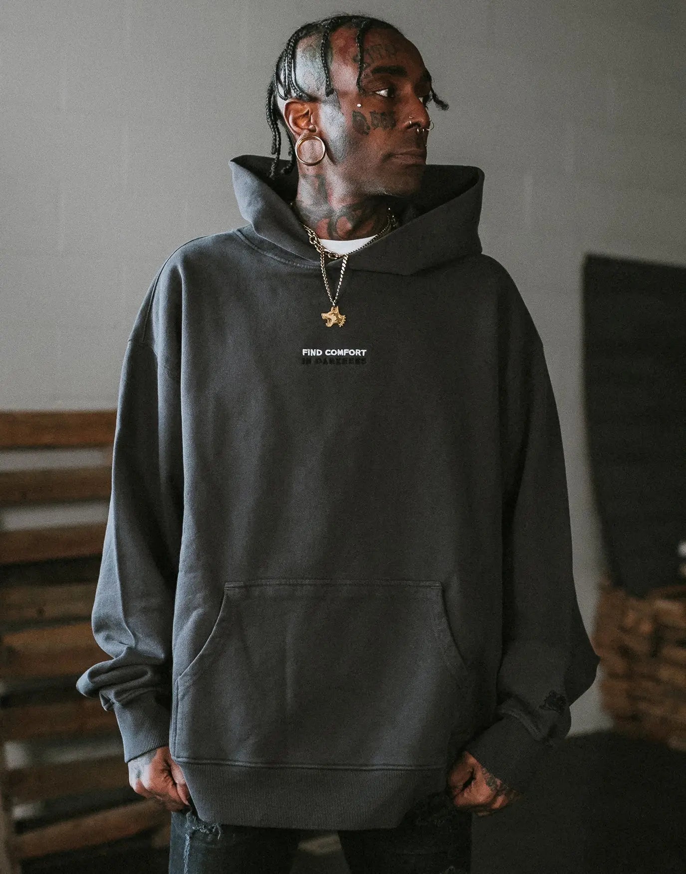 Find Comfort Pullover Hoodie Shadow - Blade & Thread