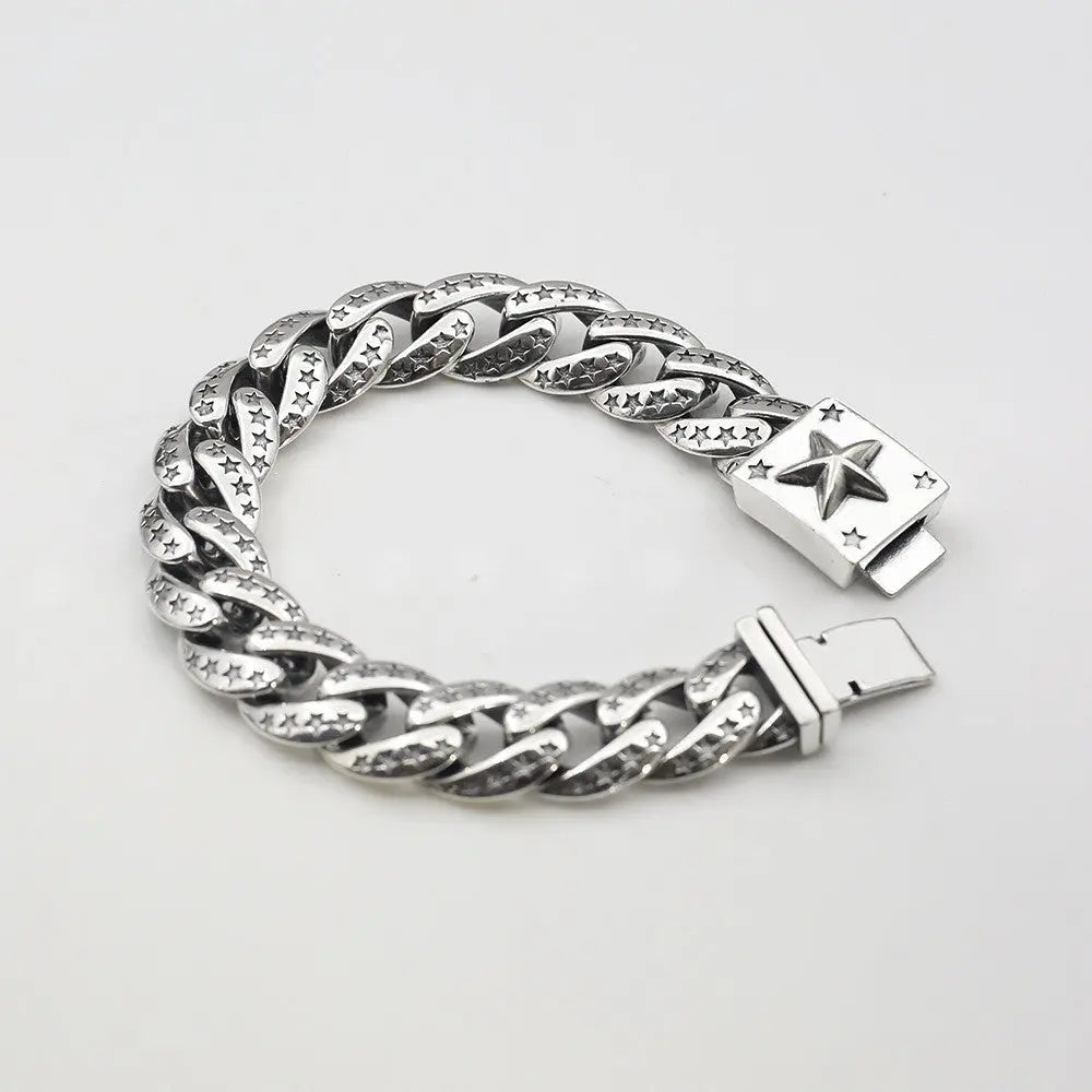 Five-star pattern bracelet - Blade & Thread