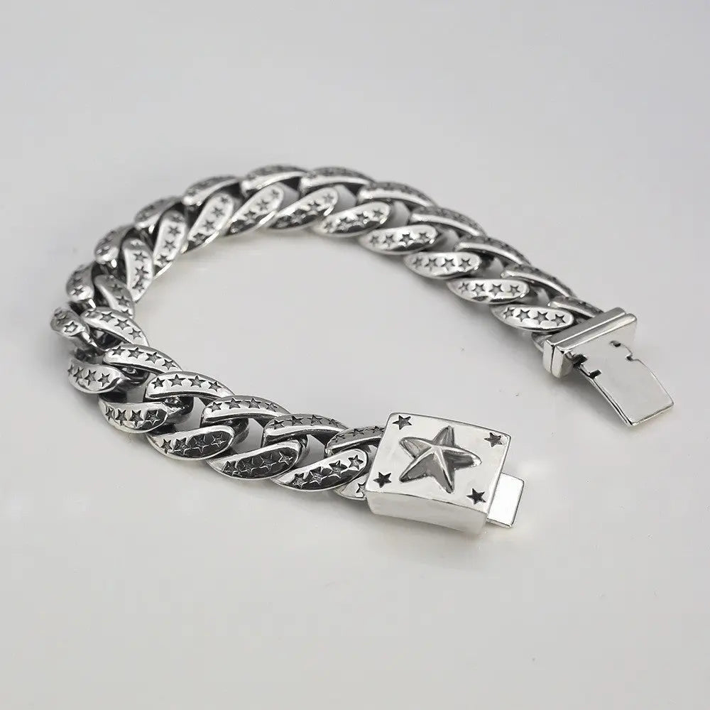 Five-star pattern bracelet - Blade & Thread