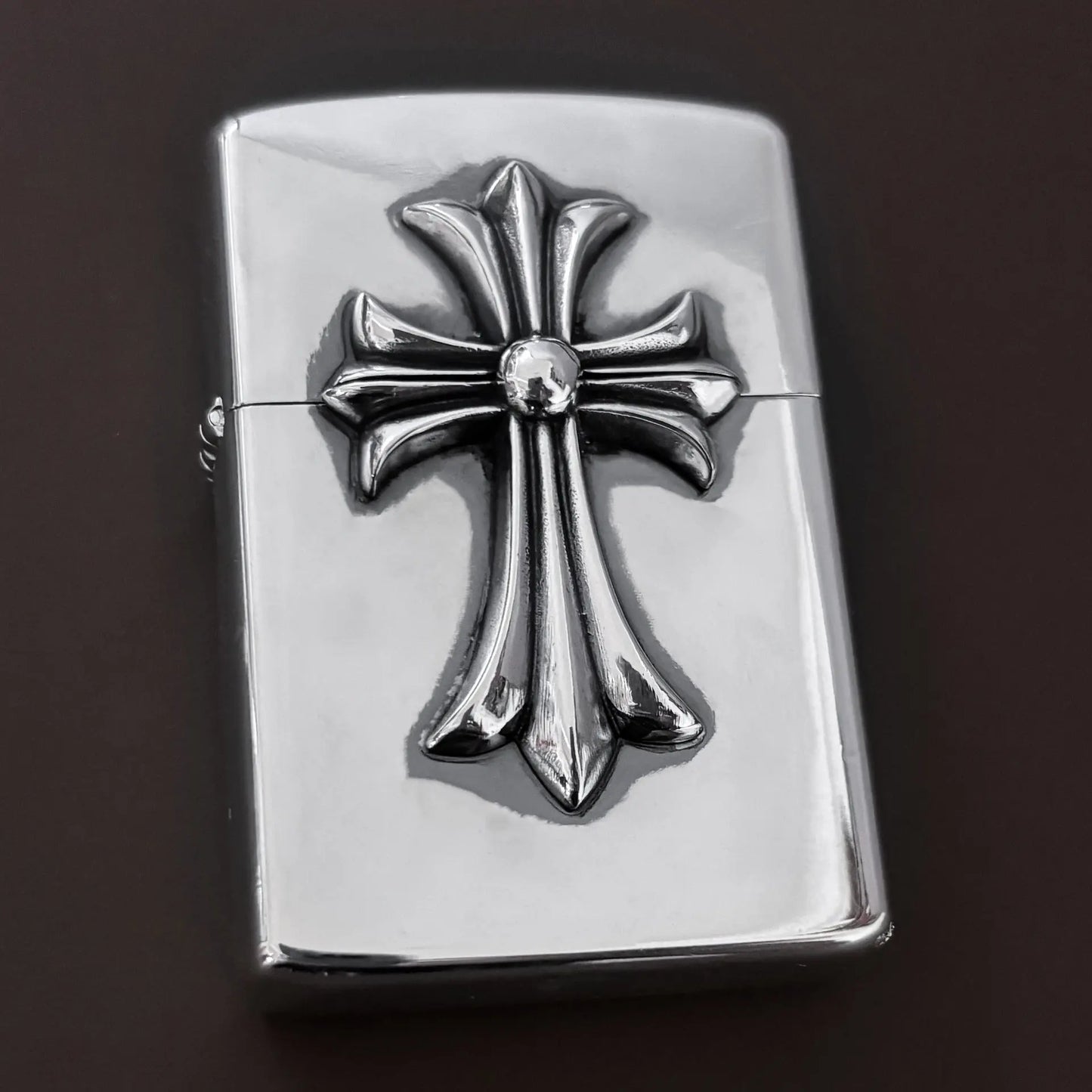 flame cross sword tongue anchor retro lighter - Blade & Thread