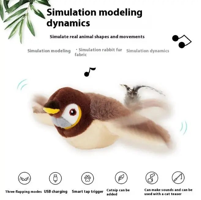 Flapping Bird Cat Toy - Blade & Thread