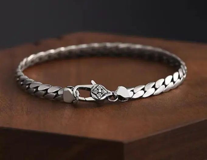 Flat whip Cuban bracelet - Blade & Thread