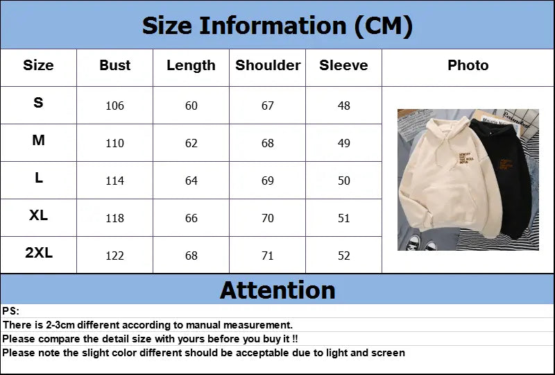 Fleece Hoodies Fashion Autumn Winter Thick Letter Embroidery - Blade & Thread