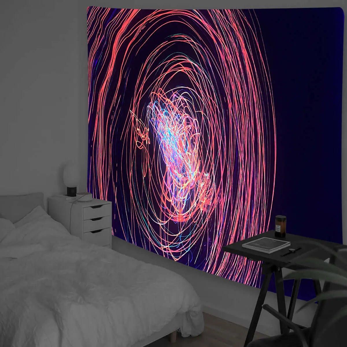 Fluorescent Tapestry Background Cloth Decorative Cloth Any Means Necessary Clothing