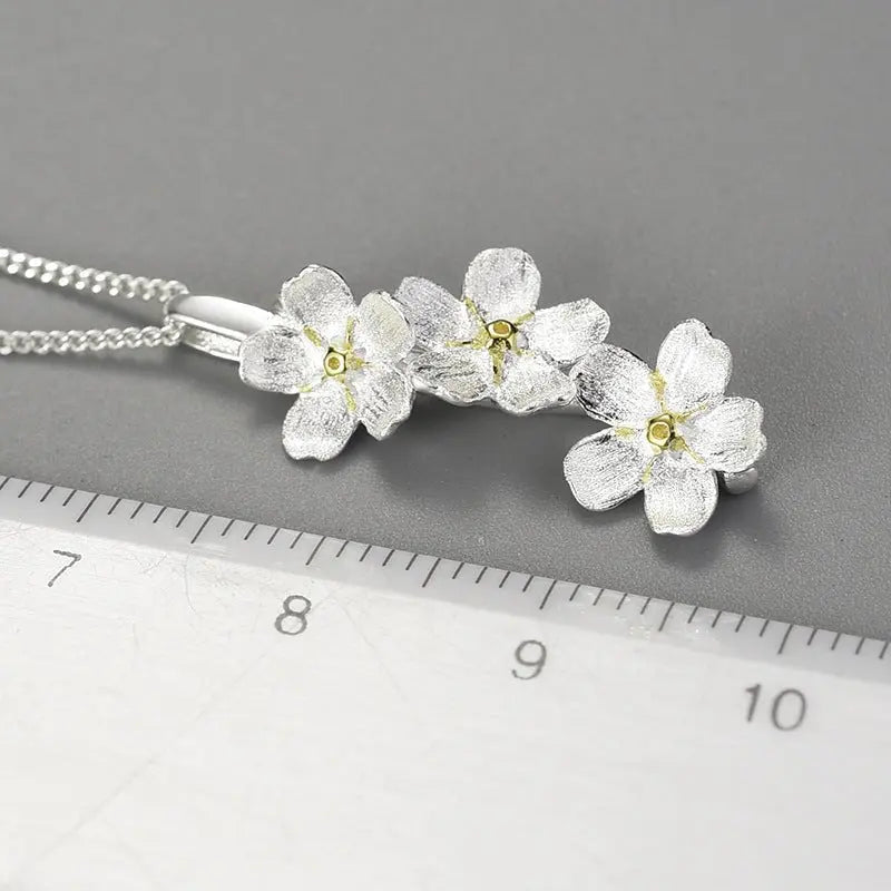 forget me not necklace - Blade & Thread