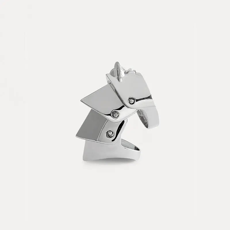 Four-section armor ring couple Roman ring - Blade & Thread