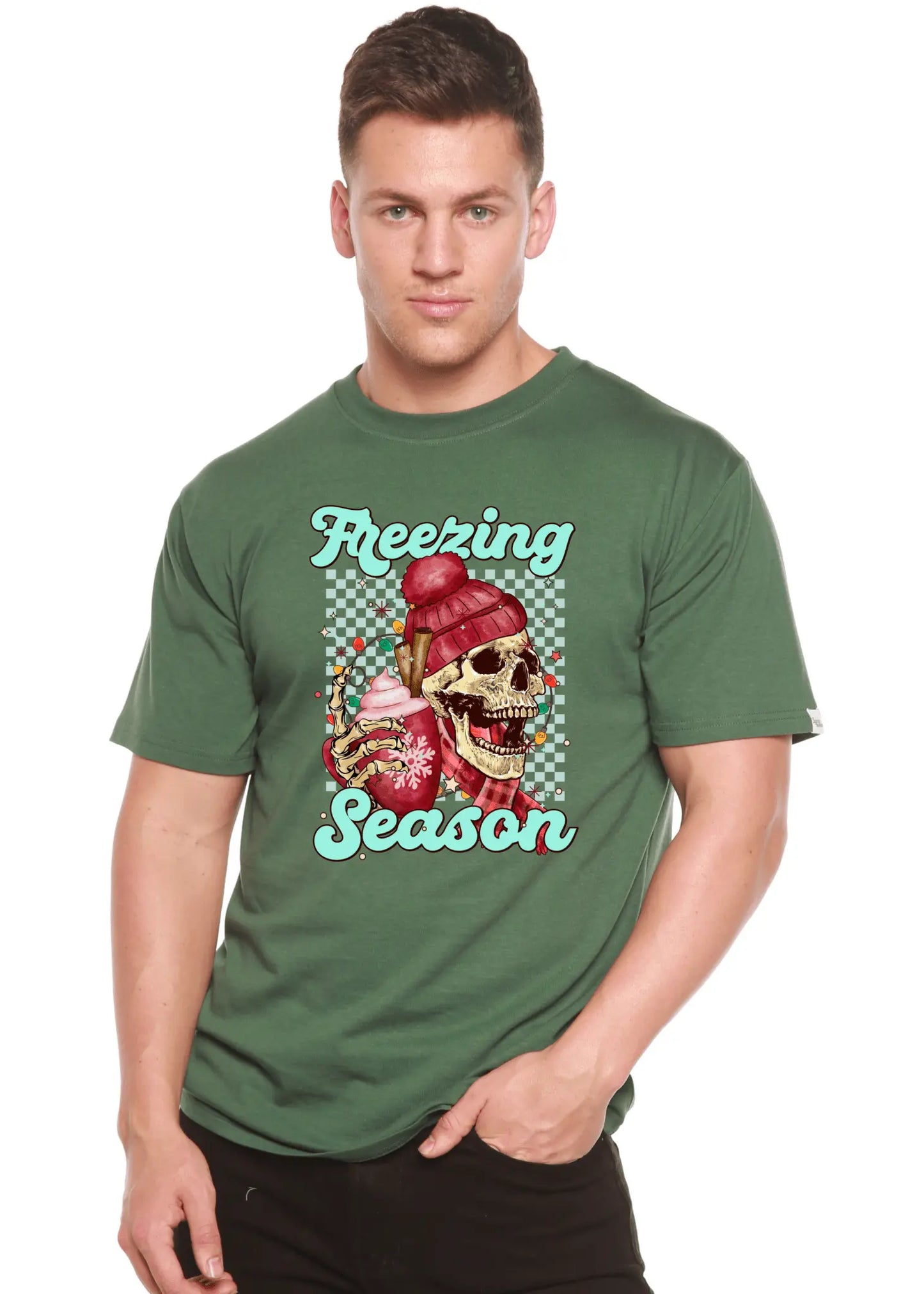 Freezing Season Unisex Bamboo Viscose/Organic Cotton Short Sleeve Graphic T-Shirt - Blade & Thread