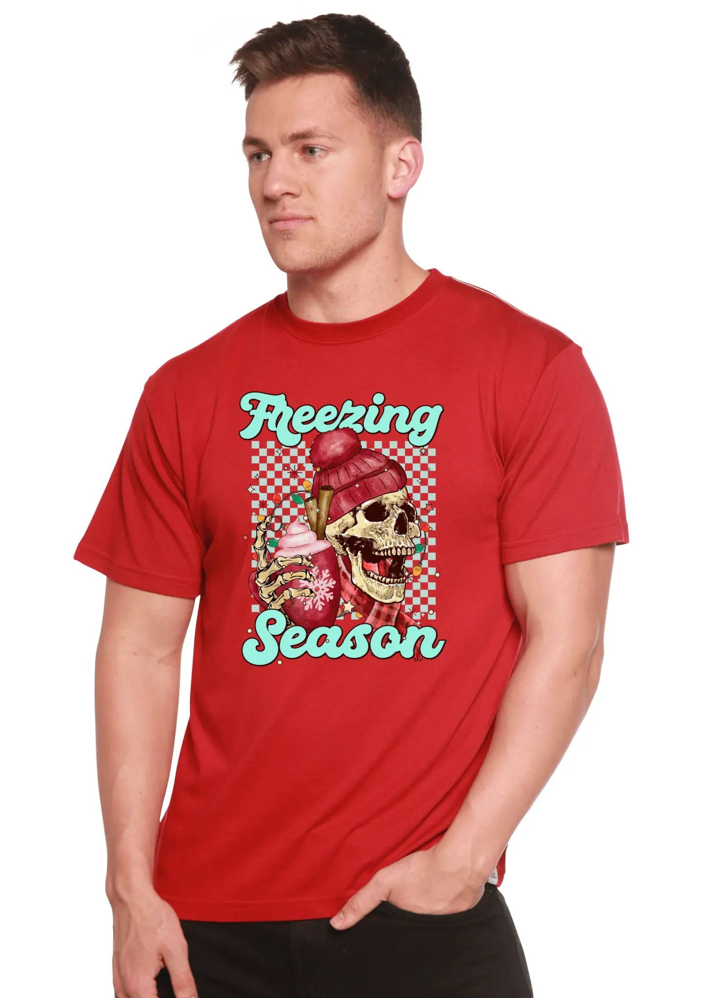 Freezing Season Unisex Bamboo Viscose/Organic Cotton Short Sleeve Graphic T-Shirt - Blade & Thread