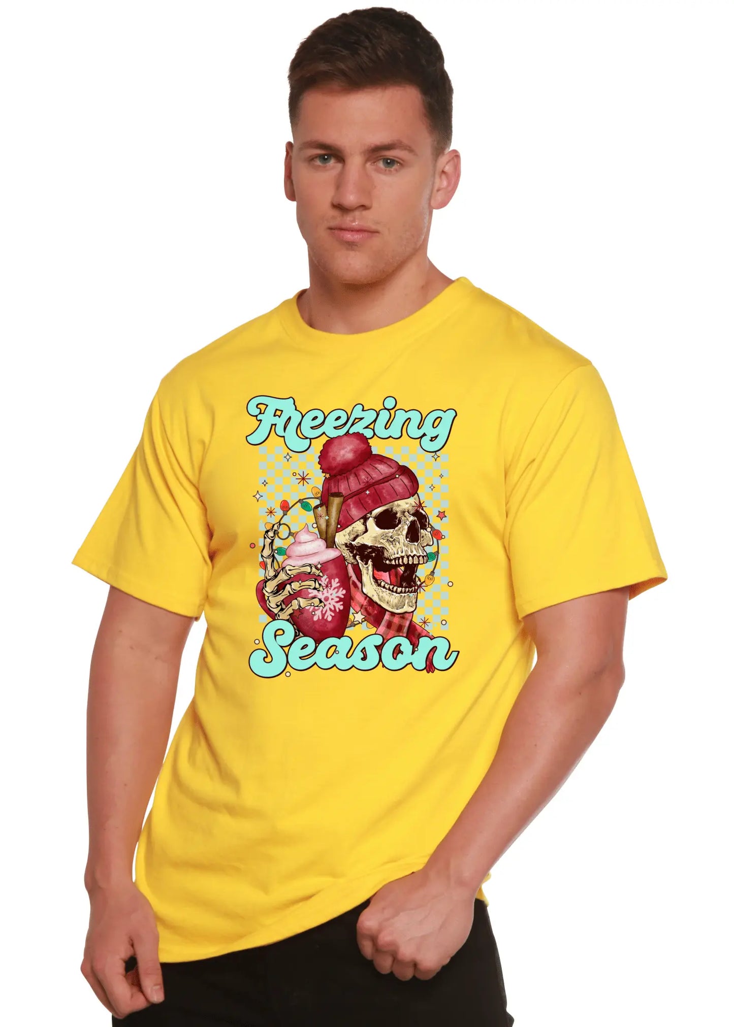 Freezing Season Unisex Bamboo Viscose/Organic Cotton Short Sleeve Graphic T-Shirt - Blade & Thread