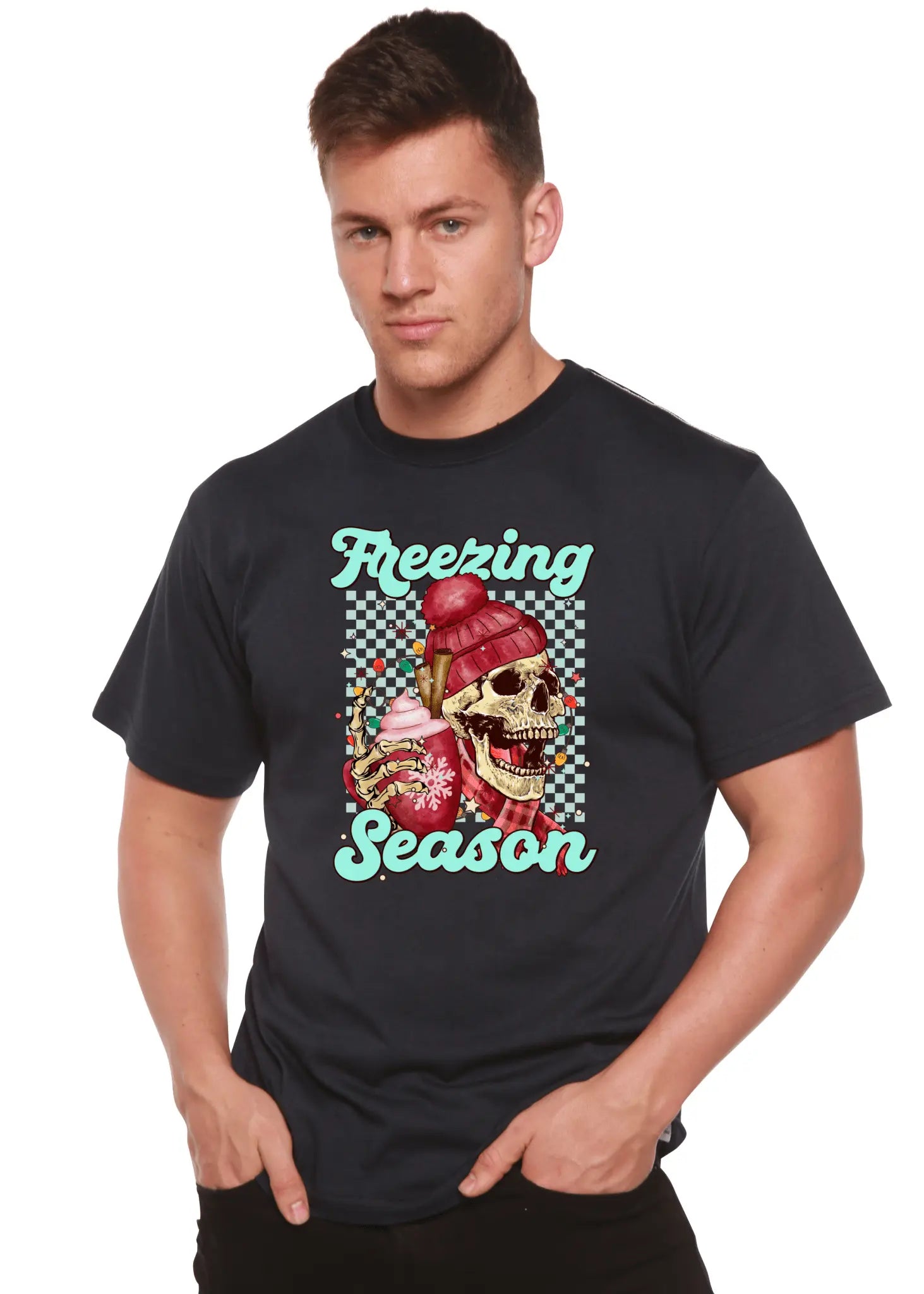 Freezing Season Unisex Bamboo Viscose/Organic Cotton Short Sleeve Graphic T-Shirt - Blade & Thread