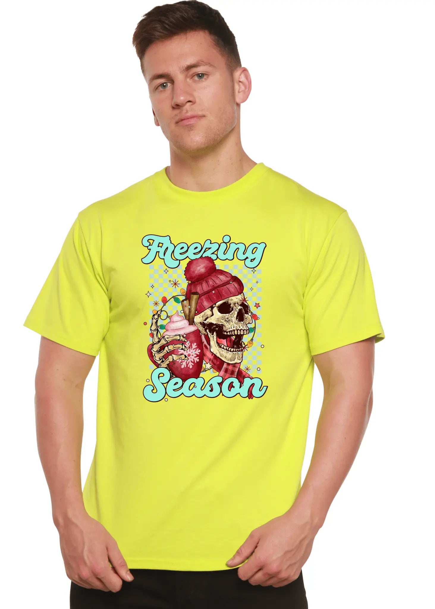 Freezing Season Unisex Bamboo Viscose/Organic Cotton Short Sleeve Graphic T-Shirt - Blade & Thread