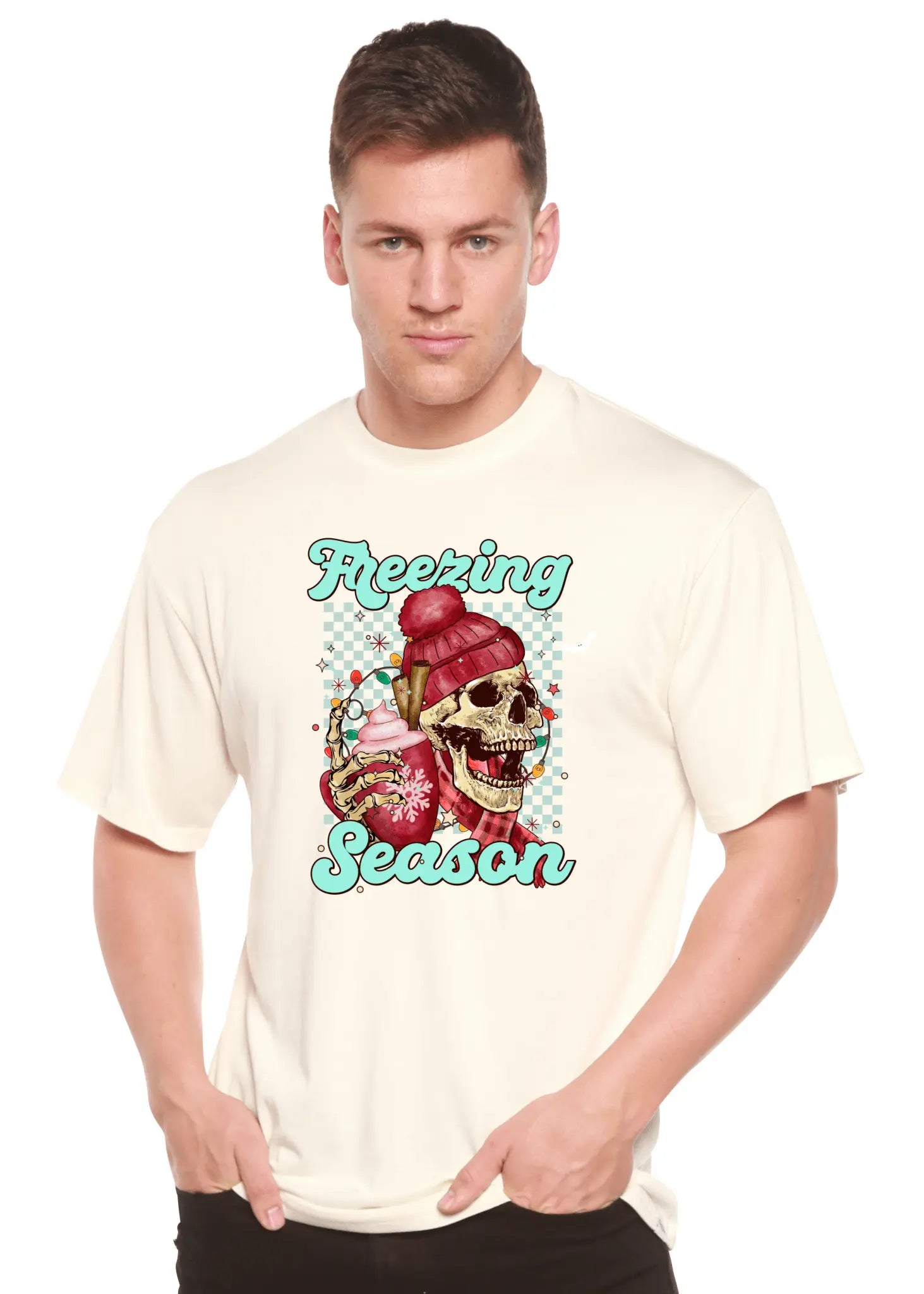 Freezing Season Unisex Bamboo Viscose/Organic Cotton Short Sleeve Graphic T-Shirt - Blade & Thread