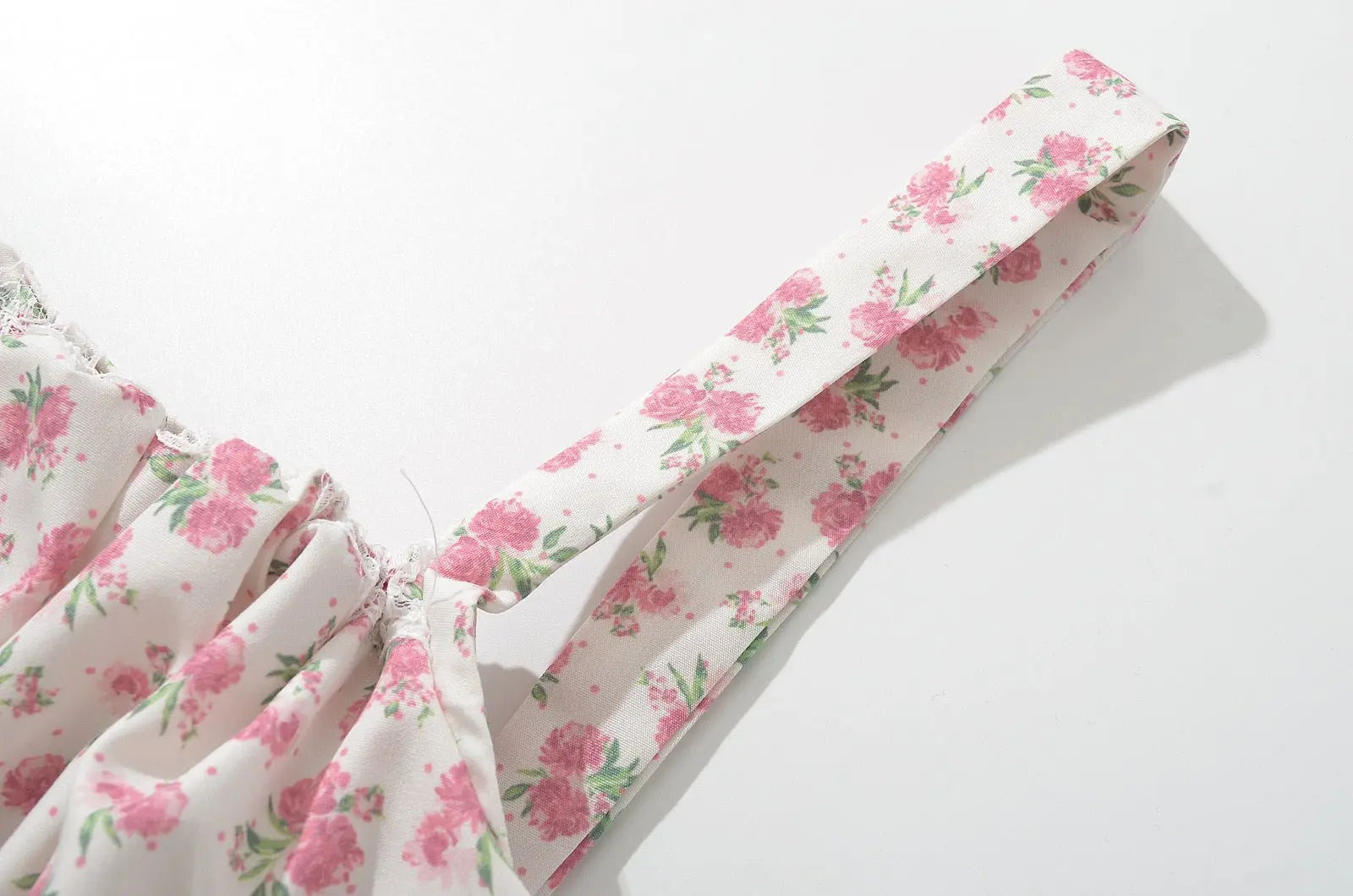 French girl floral suspender dress playful summer dress - Blade & Thread