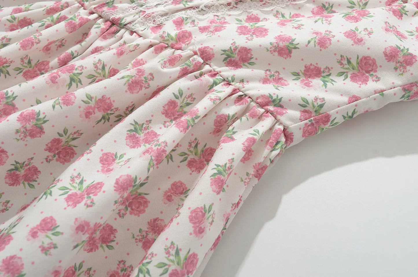 French girl floral suspender dress playful summer dress - Blade & Thread