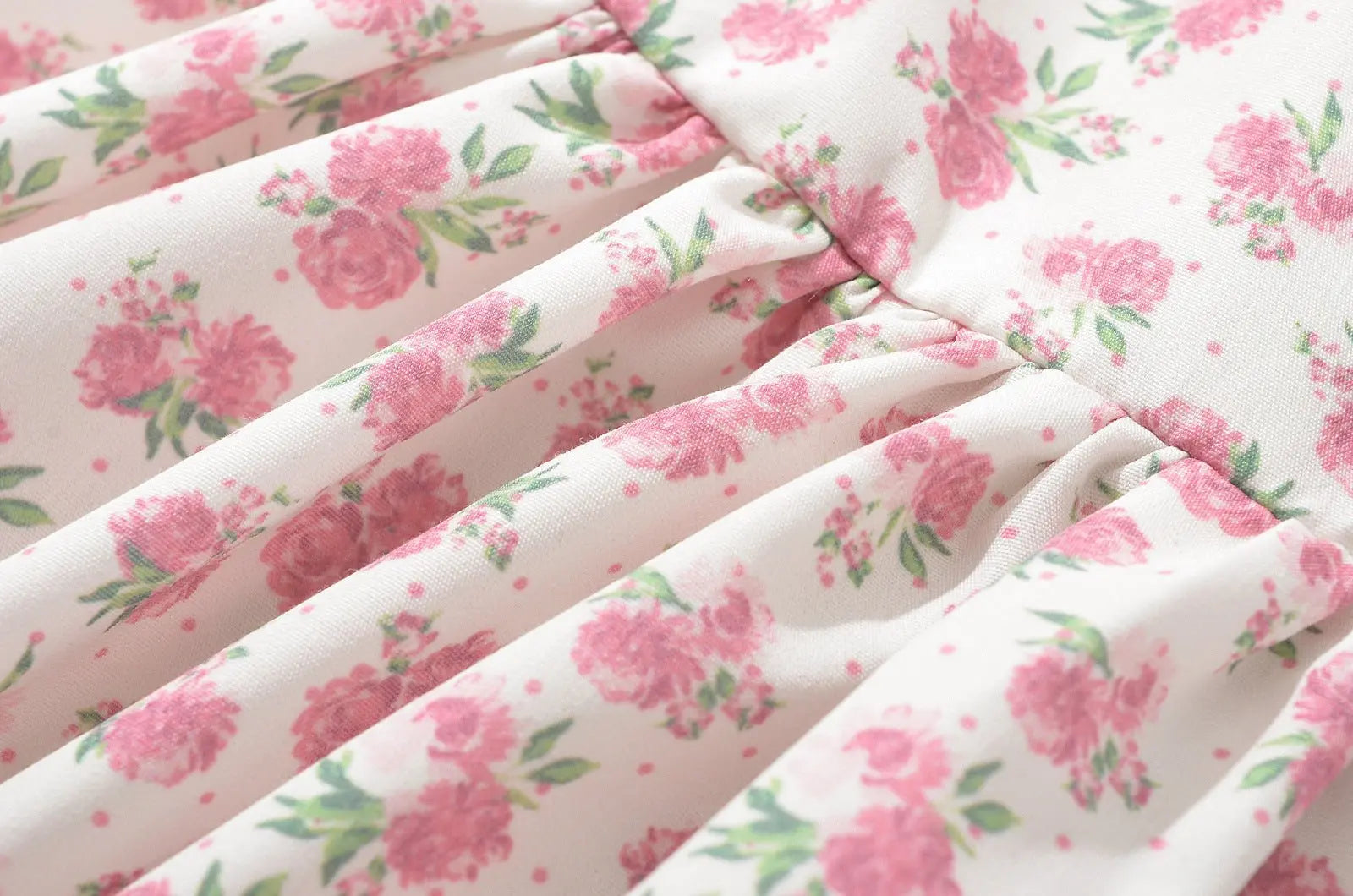 French girl floral suspender dress playful summer dress - Blade & Thread