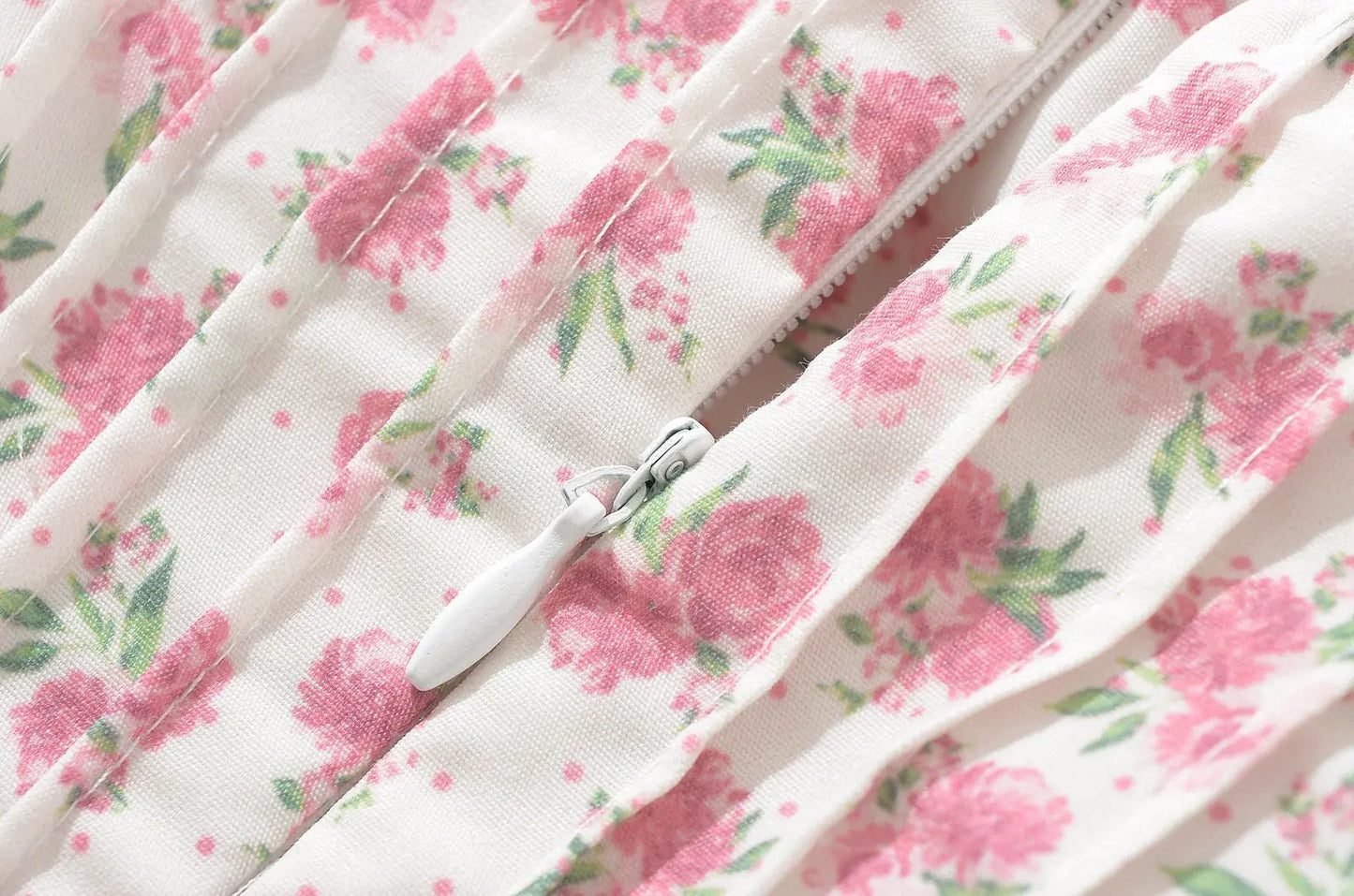 French girl floral suspender dress playful summer dress - Blade & Thread