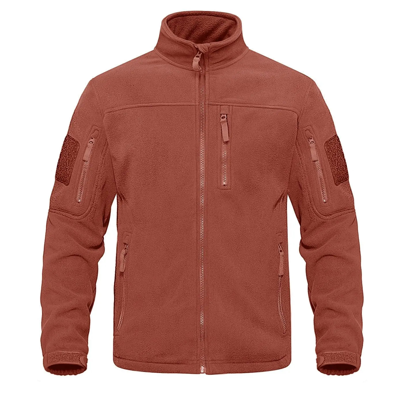 Full Zip Up Tactical Army Fleece Jacket Military Thermal Warm Outwear Windbreaker - Blade & Thread