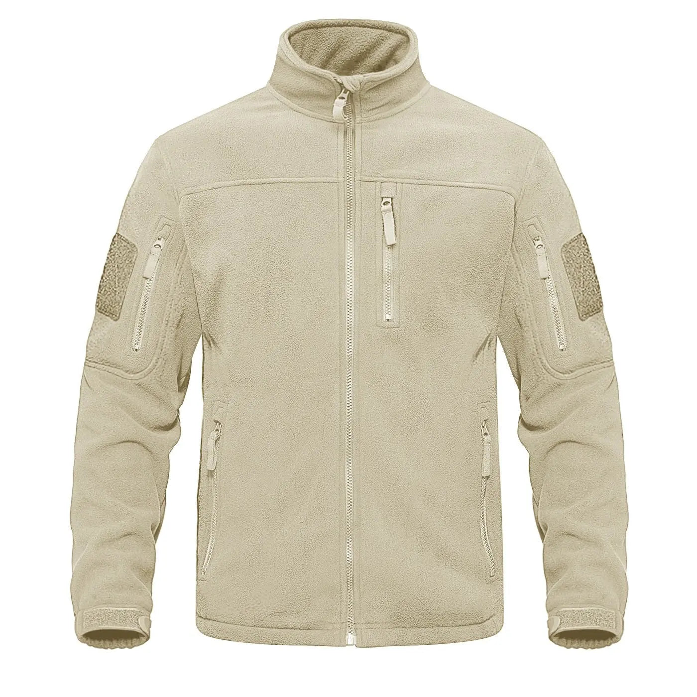 Full Zip Up Tactical Army Fleece Jacket Military Thermal Warm Outwear Windbreaker - Blade & Thread