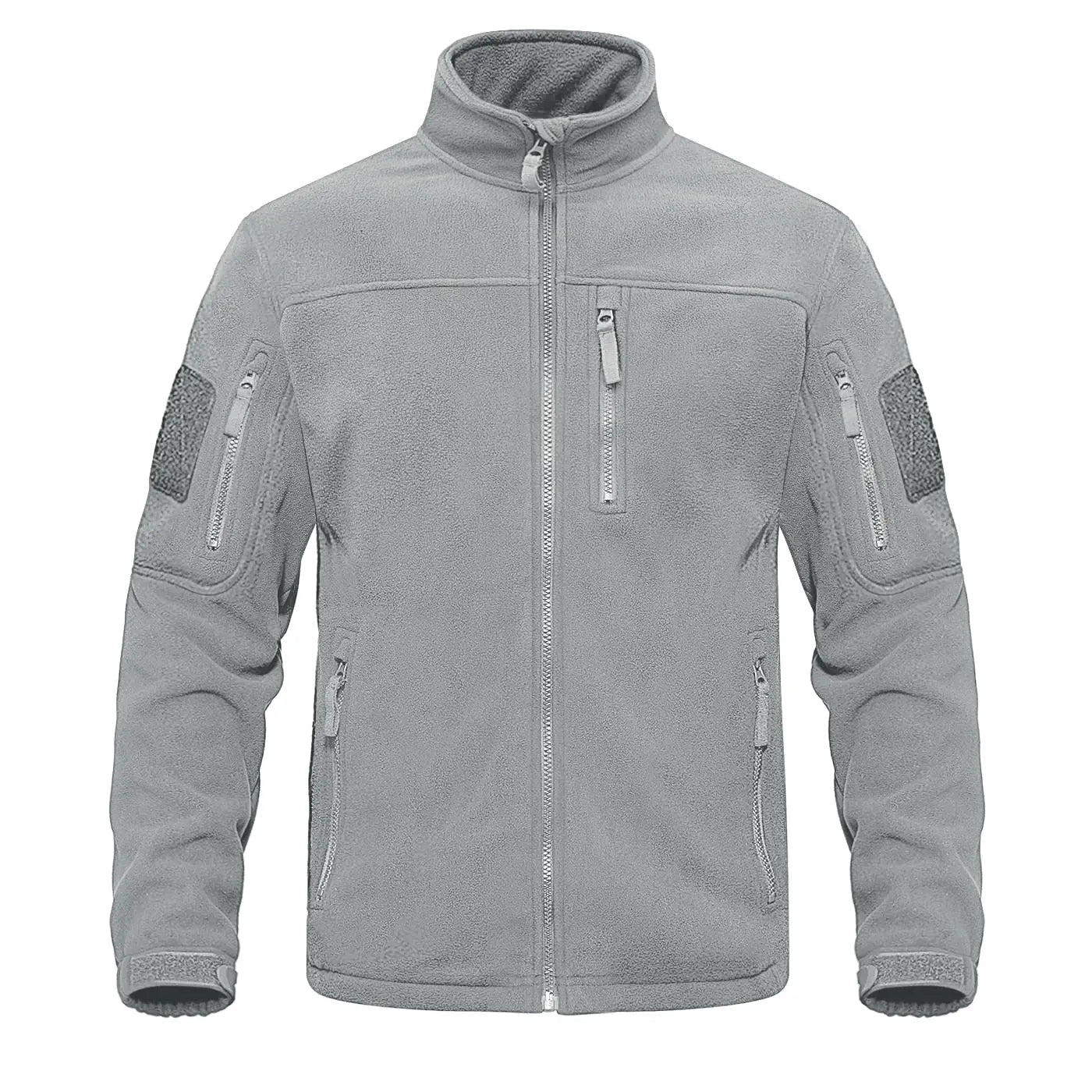 Full Zip Up Tactical Army Fleece Jacket Military Thermal Warm Outwear Windbreaker - Blade & Thread