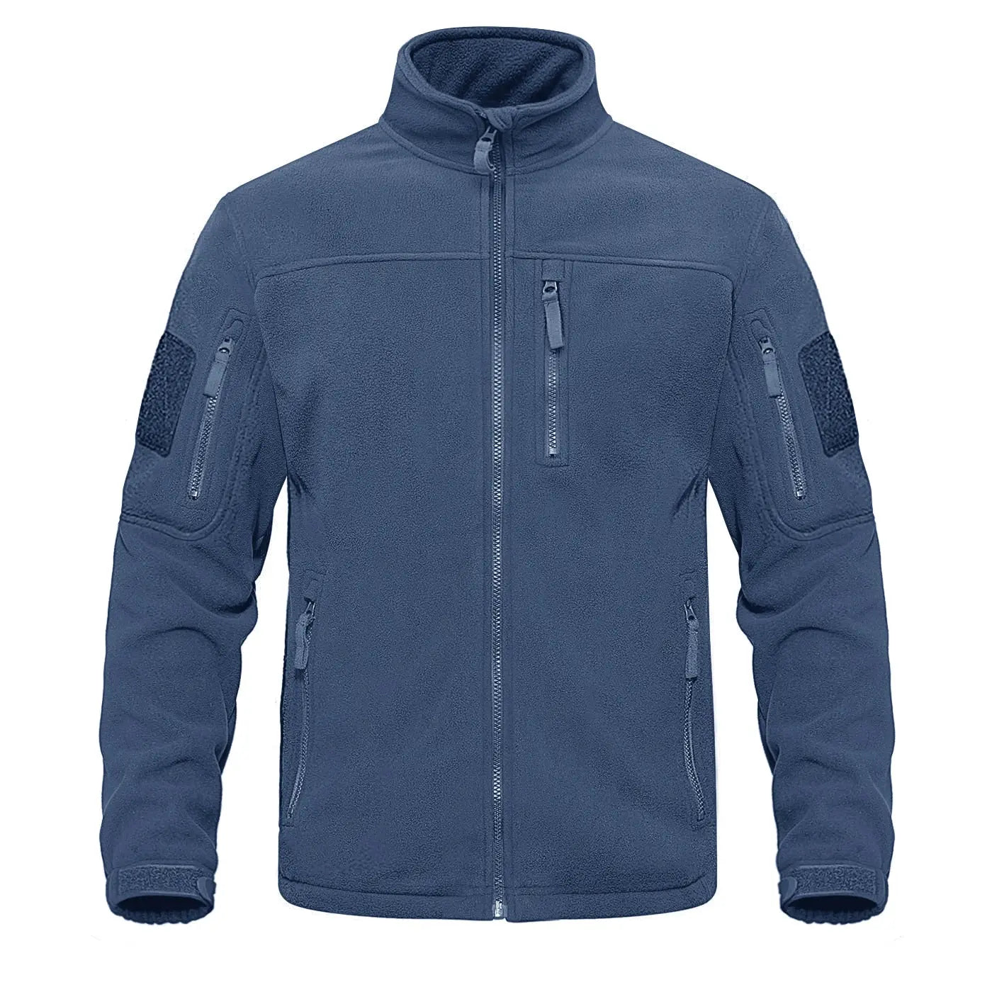 Full Zip Up Tactical Army Fleece Jacket Military Thermal Warm Outwear Windbreaker - Blade & Thread