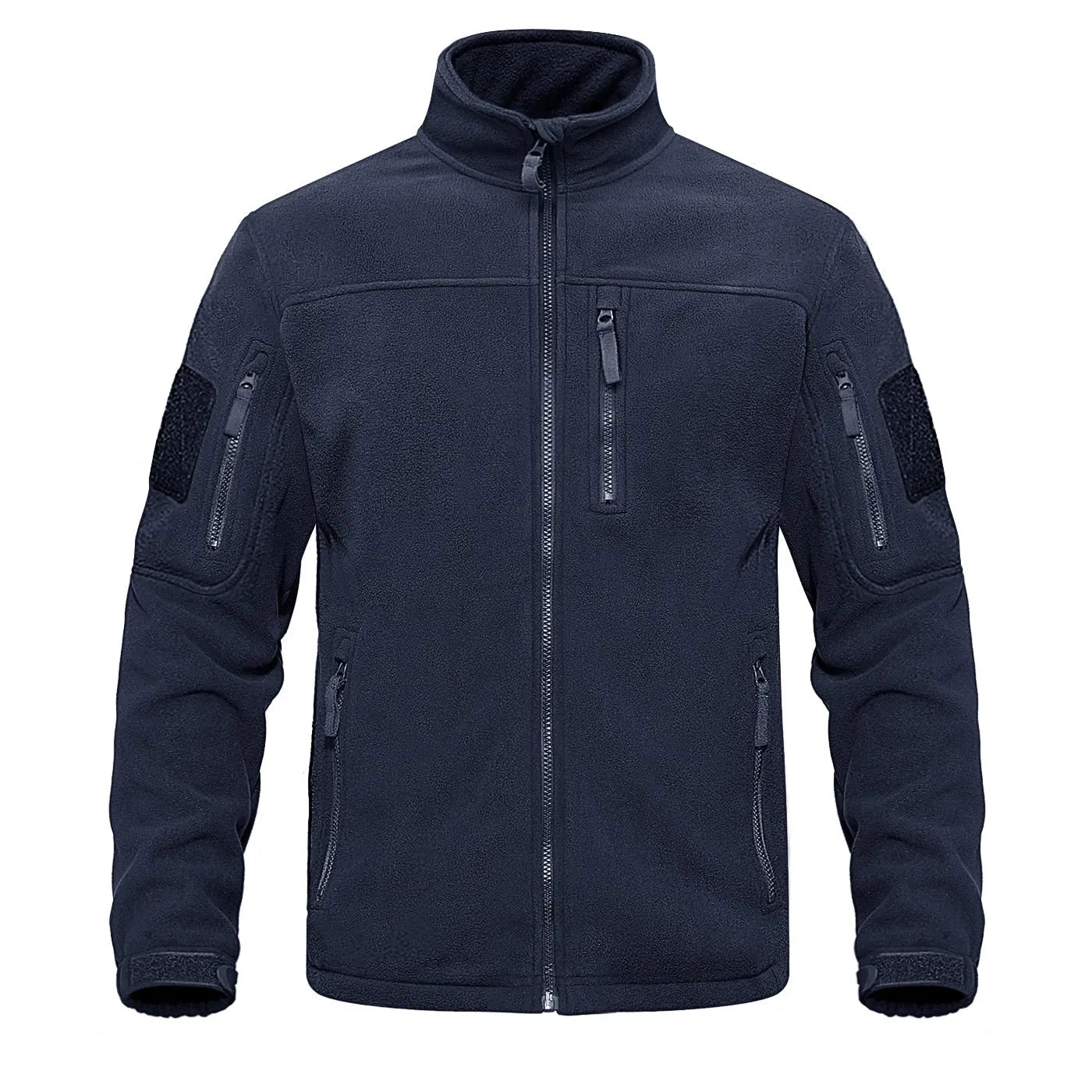 Full Zip Up Tactical Army Fleece Jacket Military Thermal Warm Outwear Windbreaker - Blade & Thread