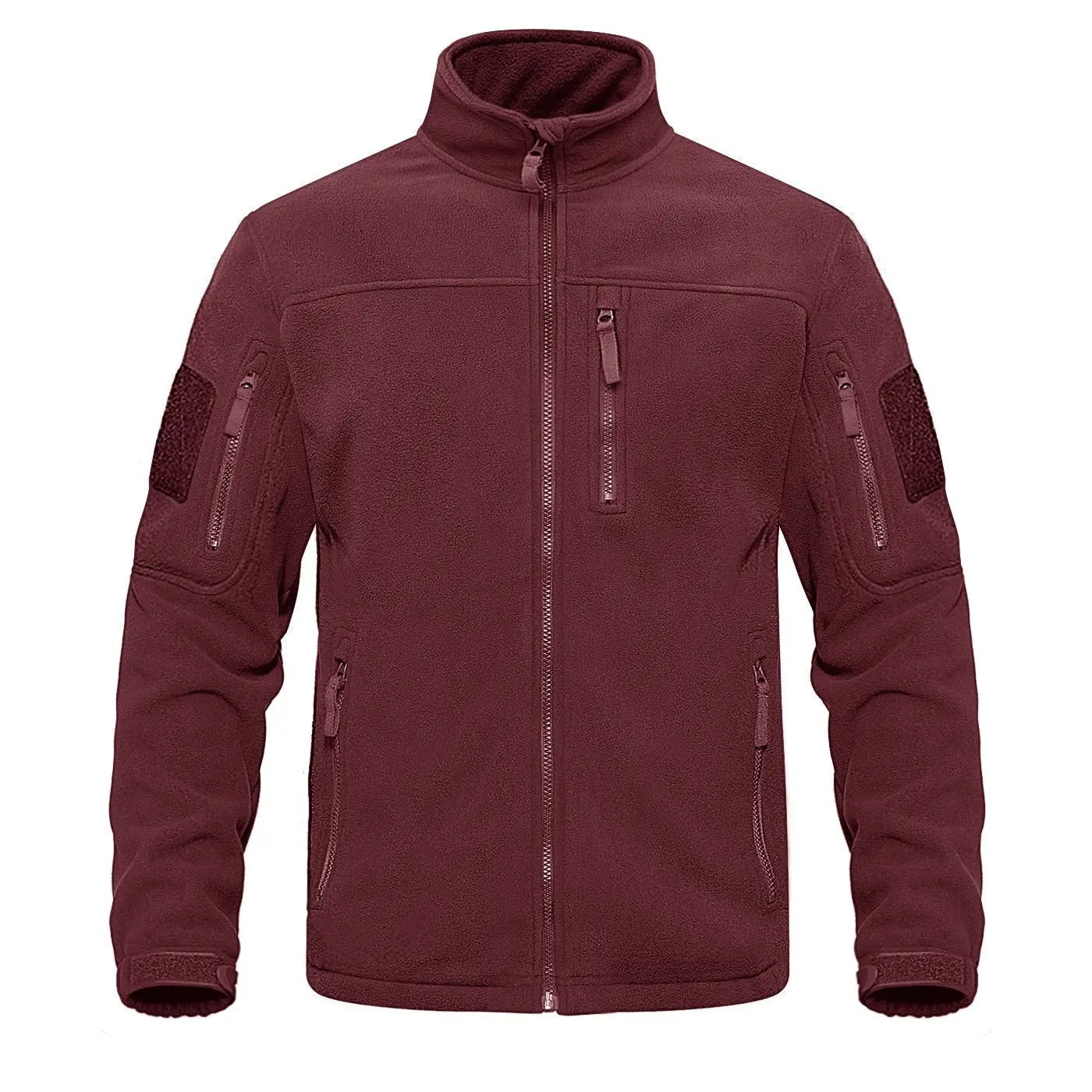 Full Zip Up Tactical Army Fleece Jacket Military Thermal Warm Outwear Windbreaker - Blade & Thread