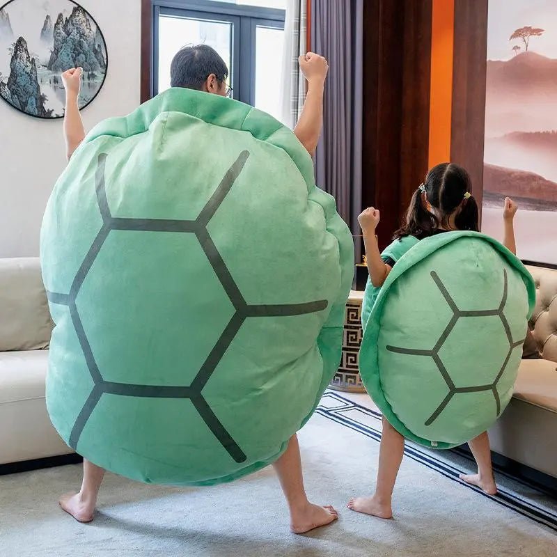 Green Wearable Turtle Shell Pillows - Blade & Thread