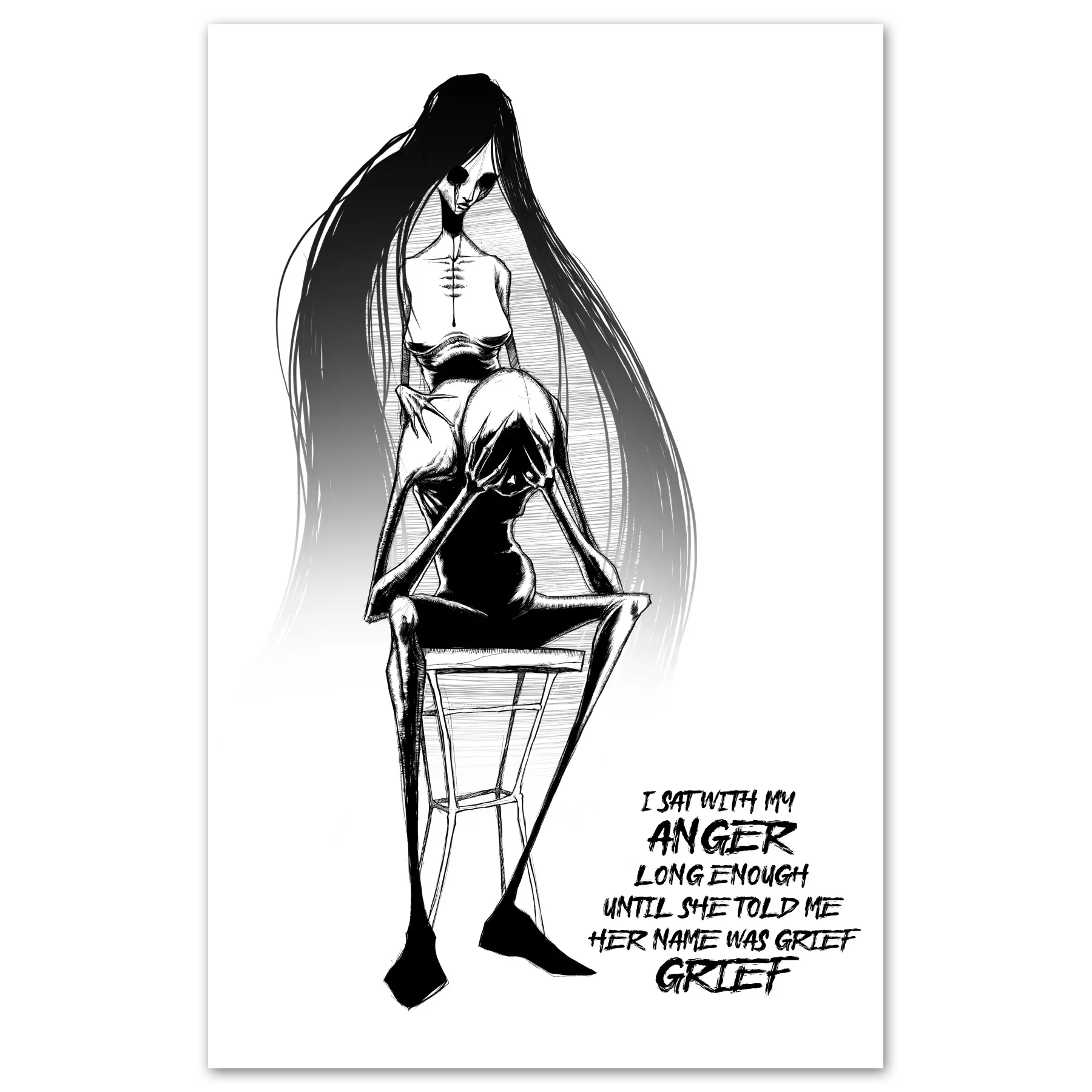 Grief Print Any Means Necessary Clothing