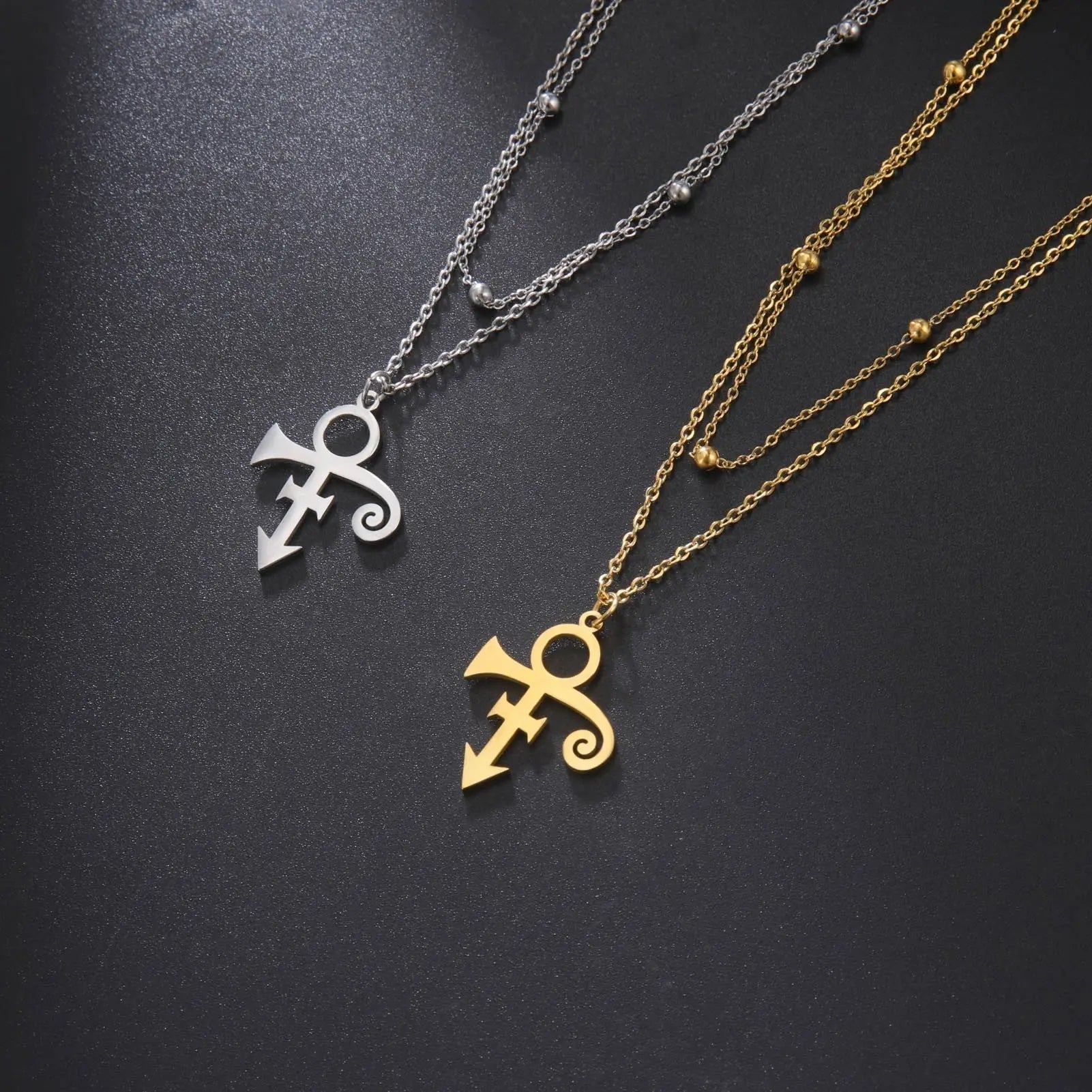 Guitar Memorial Love Symbol Pendant Necklace Le Petit Prince Necklaces nowadaysfashion