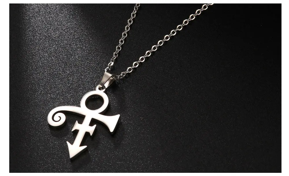 Guitar Memorial Love Symbol Pendant Necklace Le Petit Prince Necklaces - Blade & Thread