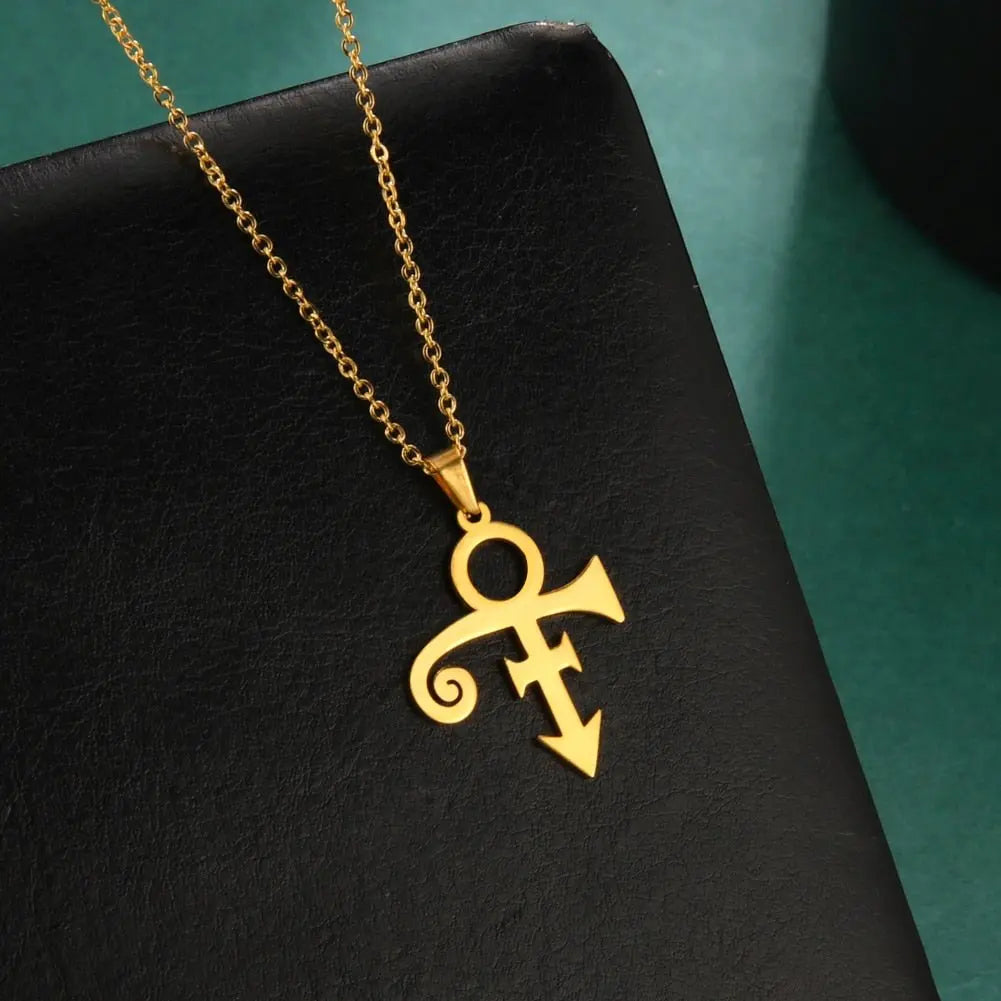 Guitar Memorial Love Symbol Pendant Necklace Le Petit Prince Necklaces nowadaysfashion