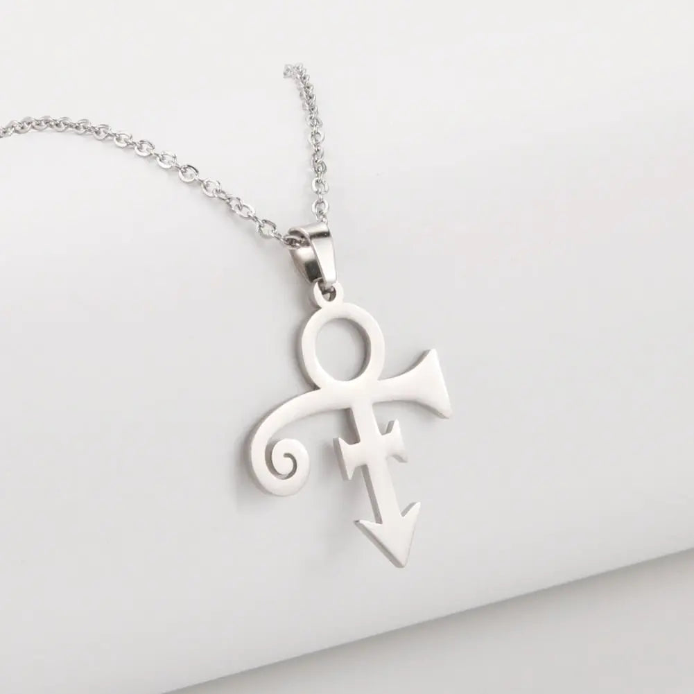 Guitar Memorial Love Symbol Pendant Necklace Le Petit Prince Necklaces - Blade & Thread