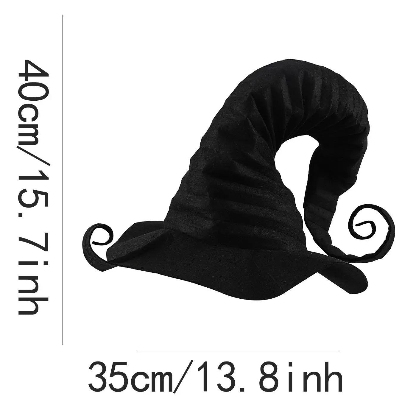 Halloween black magic witch hat - Blade & Thread