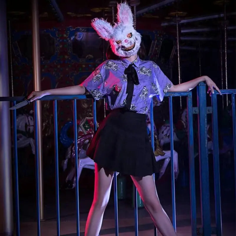 Halloween bloody rabbit mask - Blade & Thread