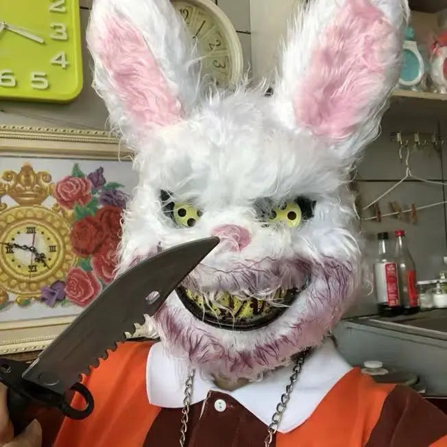 Halloween bloody rabbit mask - Blade & Thread