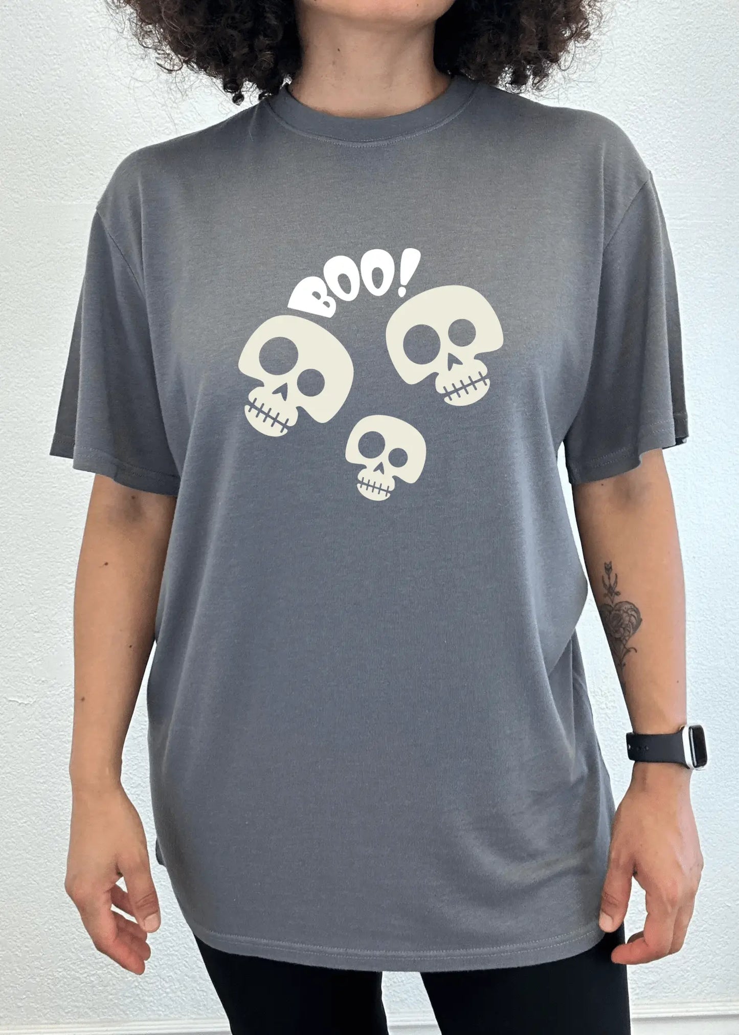 Halloween Boo Unisex Bamboo Viscose/Organic Cotton Short Sleeve Graphic T-Shirt - Blade & Thread