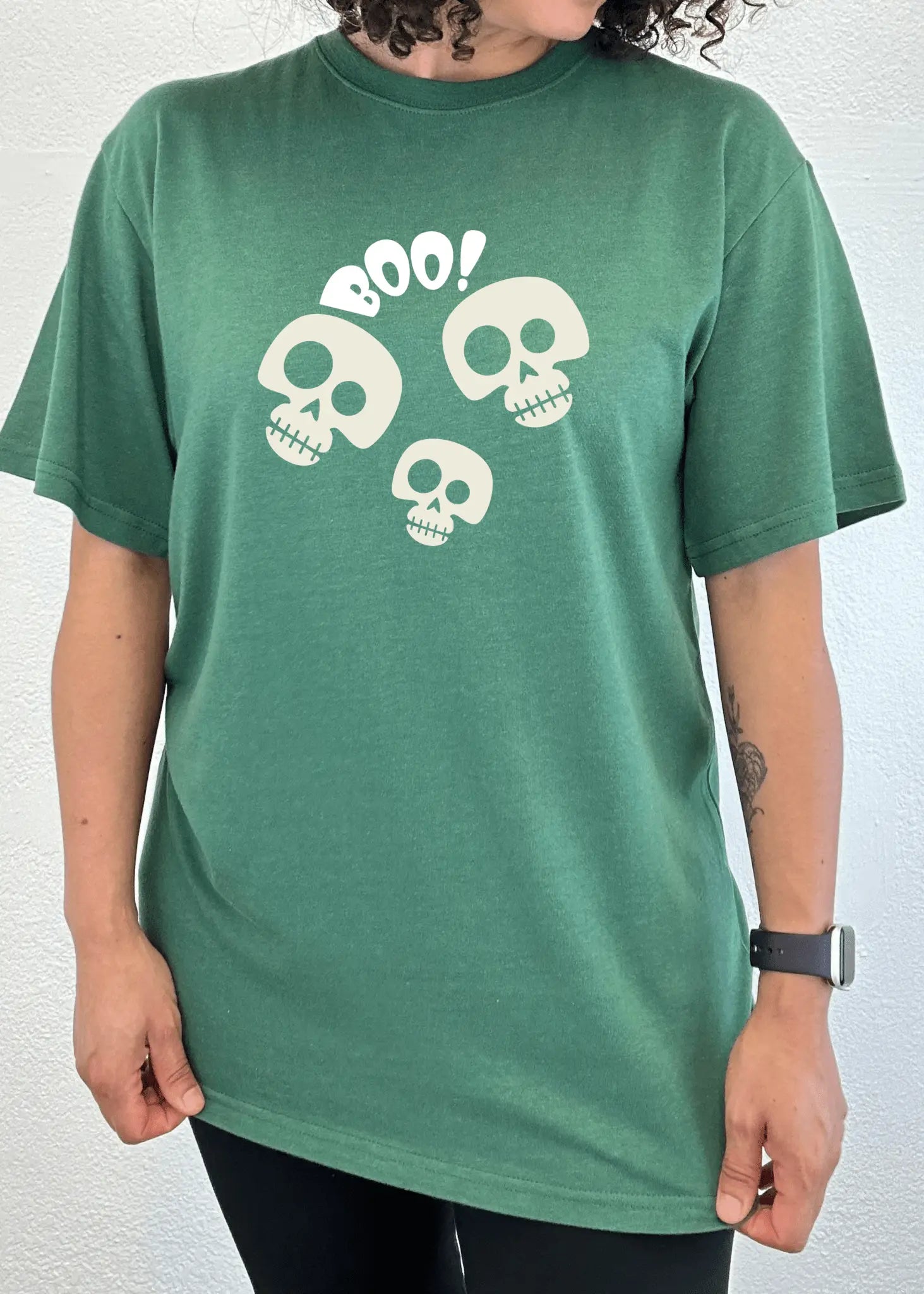 Halloween Boo Unisex Bamboo Viscose/Organic Cotton Short Sleeve Graphic T-Shirt - Blade & Thread